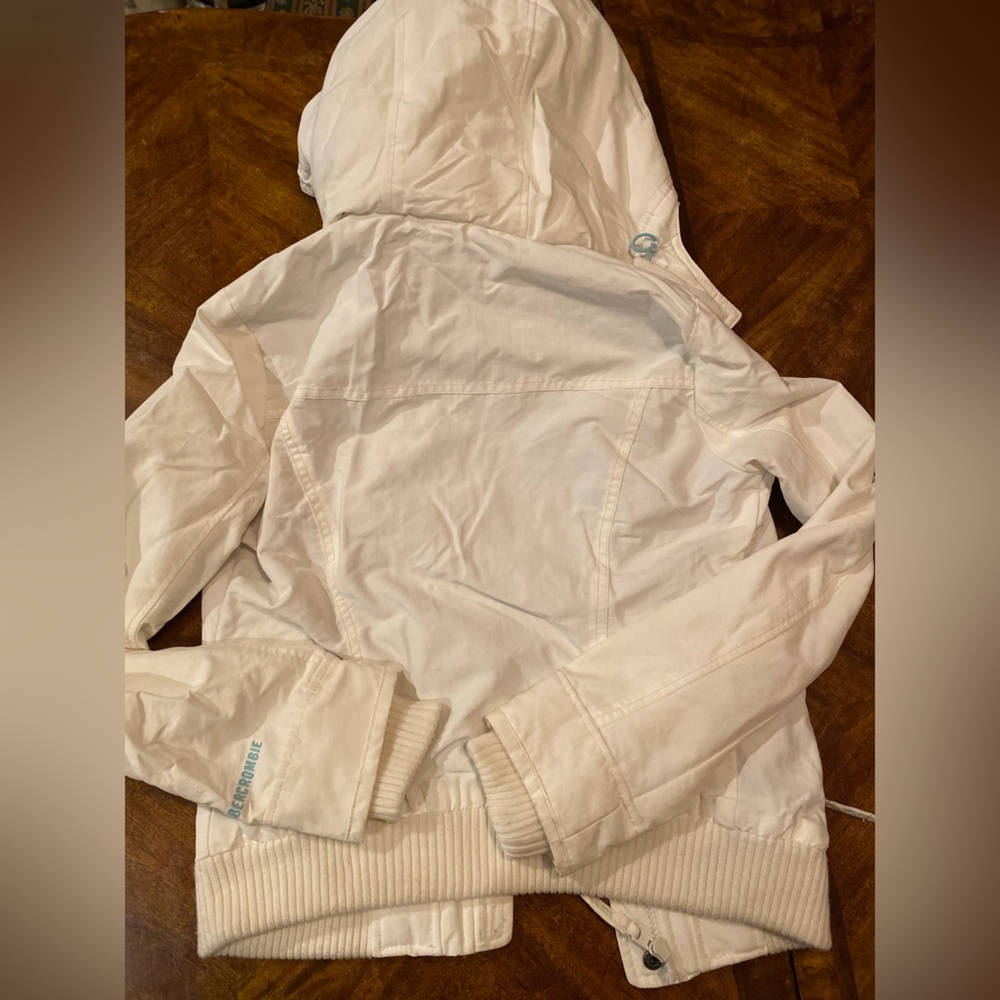 Y2K Abercrombie & Fitch Off-White Ski Jacket - Picture 4 of 5